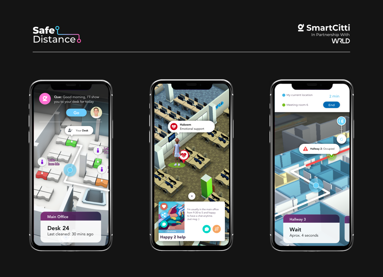 Image for Tech Innovators SmartCitti Launch “Social Distancing App” To Help Workplaces And Staff Return To Work Safely – Supporting Emotional And Physical Health