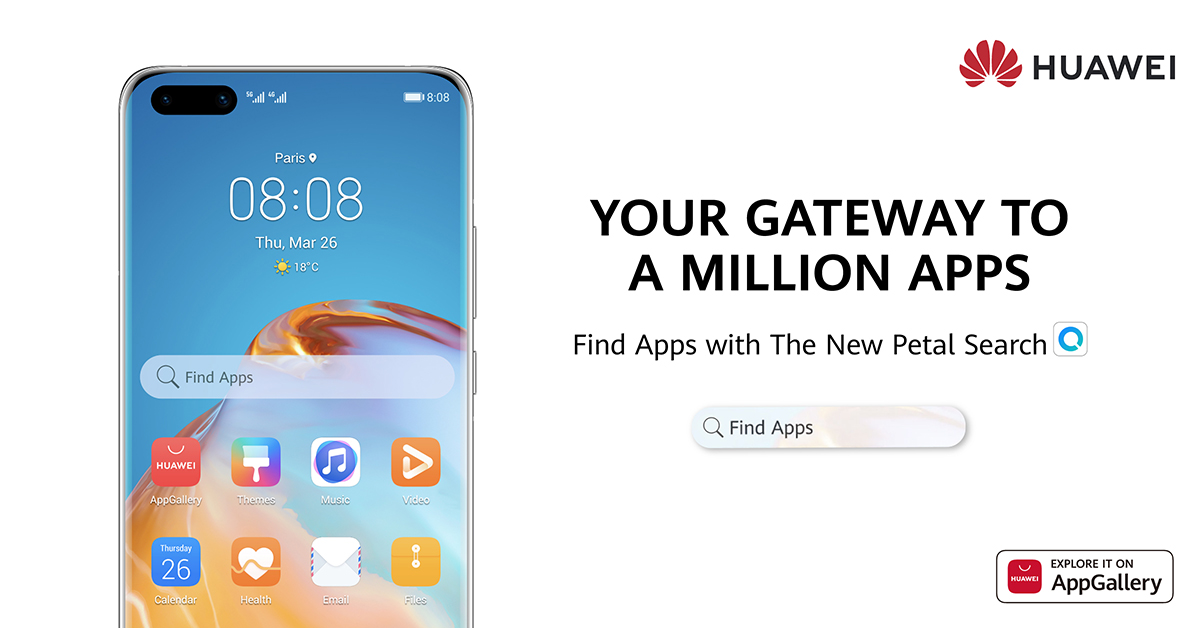 Image for Huawei’s Petal Search Widget – Find Apps Is Your Gateway To A Million Apps