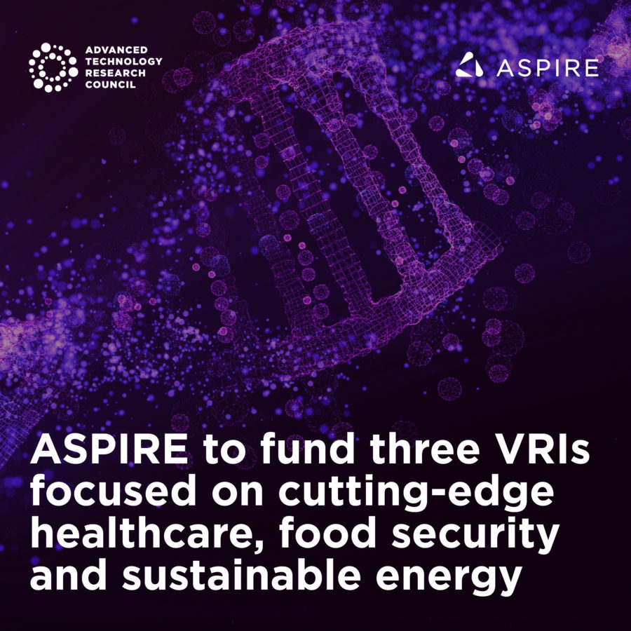 Image for ASPIRE To Fund Three VRIs To Enhance Biotechnology For Precision Medicine, Food Security, Sustainable Energy Production