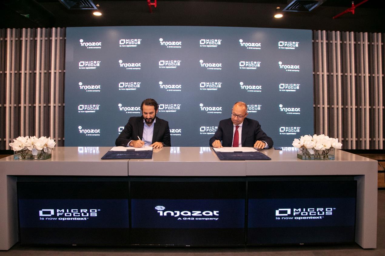 Image for Injazat Strategic Partnership Agreement With Micro Focus (Now OpenText) To Offer Enhanced Digital Workflows In The Region