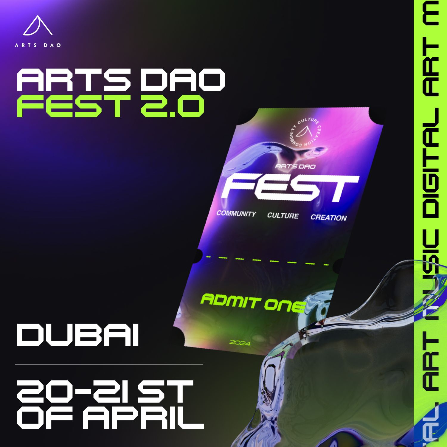 Image for Arts DAO Fest Returns To Dubai With A Celebration Of Web3 Culture