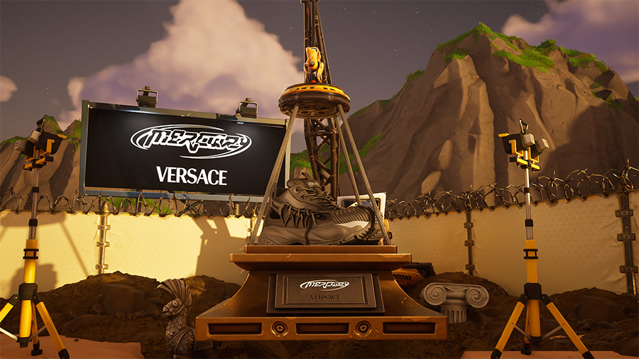 Image for The Versace Mercury Sneaker Arrives In Fortnite