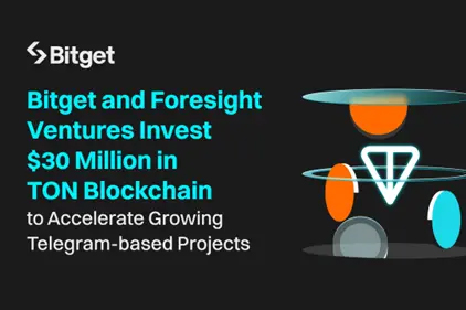 Image for Bitget And Foresight Ventures Invest $30mln In TON Blockchain