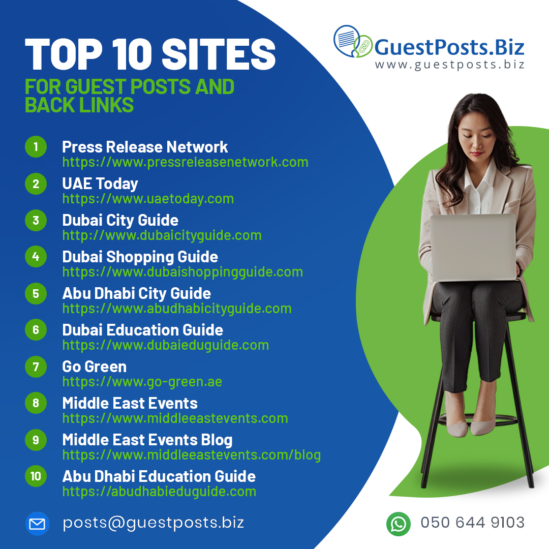 Image for Top 10 Sites For Guest Posting And Back Links